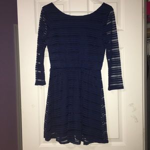 navy blue dress